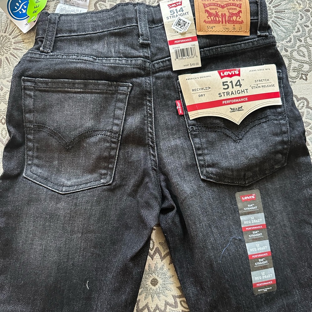 Boys Black Levi’s
